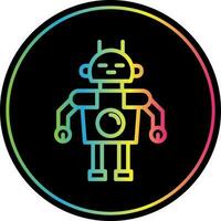 diseño de icono de vector de robot