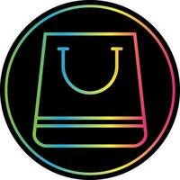 diseño de icono de vector de bolsa de compras