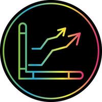 Graph Vector Icon Design
