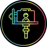 diseño de icono de vector de vlogger