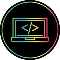 código programación vector icono diseño