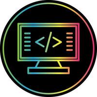 Coding Vector Icon Design