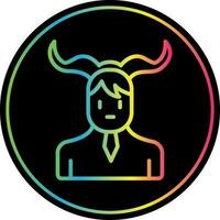 Satyr Vector Icon Design