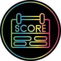 Scoring Vector Icon Design