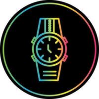 diseño de icono de vector de reloj de pulsera