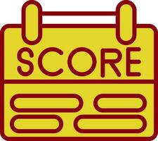 Scoring Vector Icon Design