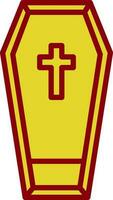 Coffin Vector Icon Design