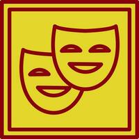 diseño de icono de vector de teatro