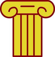 Ancient pillar Vector Icon Design