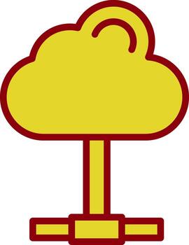 Cloud computing Vector Icon Design