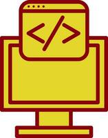 Web programming Vector Icon Design