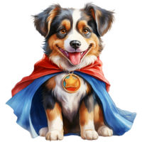 Cute Dog Costumes for Halloween costume. Illustration AI Generative png