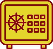 Safe locker Vector Icon Design