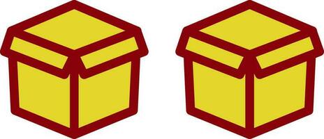 Boxes Vector Icon Design