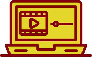 Video player Vector Icon Design