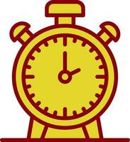 diseño de icono de vector de reloj de alarma