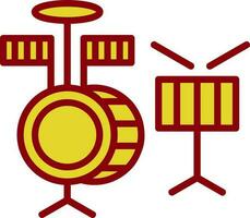 Drums Vector Icon Design