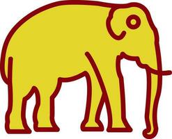 diseño de icono de vector de elefante