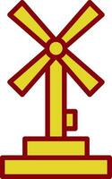 Windmill Vector Icon Design