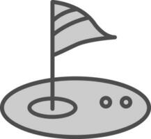 diseño de icono de vector de golf