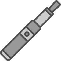 Electronic cigarette Vector Icon Design