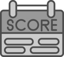 Scoring Vector Icon Design