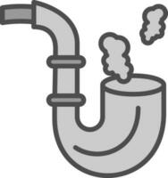 Electronic pipe Vector Icon Design