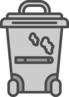 Bin Vector Icon Design