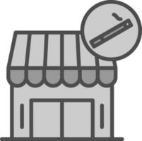 diseño de icono de vector de tienda