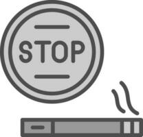 Stop Vector Icon Design