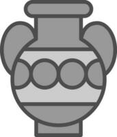 Amphora Vector Icon Design