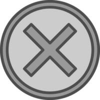 Cross Vector Icon Design