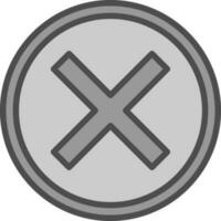 Cross Vector Icon Design