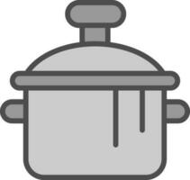 Pot Vector Icon Design