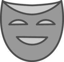 Theater masks Vector Icon Design