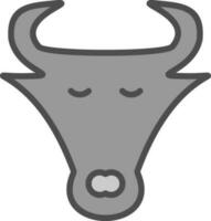 Minotaur Vector Icon Design