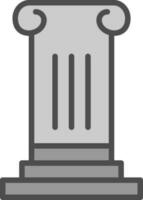 diseño de icono de vector de columna