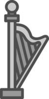 Harp Vector Icon Design