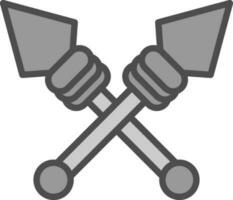 Spear Vector Icon Design