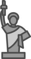 Statue Vector Icon Design