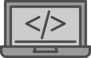 code programming Vector Icon Design