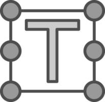 Typography Vector Icon Design
