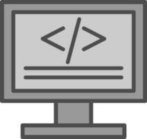 Coding Vector Icon Design