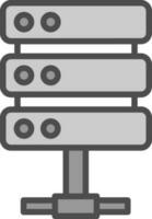 Server Vector Icon Design