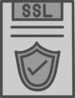 ssl vector icono diseño