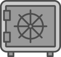 Vault Vector Icon Design