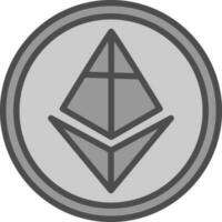 ethereum vector icono diseño