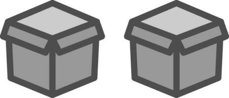 Boxes Vector Icon Design