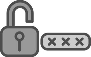 Password Vector Icon Design