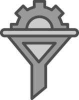 Funnel Vector Icon Design